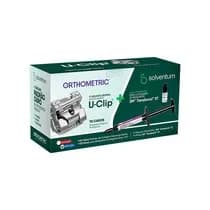 Kit Bráquete Metálico U-Clip 0.022 10 Casos + Tubos + Sequência Arcos + Adesivo e Primer - Orthometric