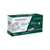 Kit Bráquete Cerâmico Iceram-P 0,022 5 Casos + Adesivo E Primer - Orthometric