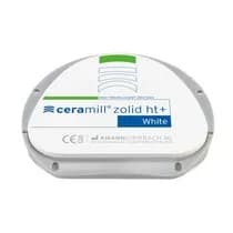 Venc 31/08/2026 Disco Cad/Cam Zircônia Ceramill - Zolid Ht+ White 71X25mm - Amanngirrbach