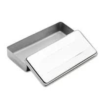 Estojo Inox Liso para Esterilização 18x8x3cm Millenium- Fava