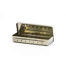 Estojo para Esterilização Inox 18x8x3cm Millenium Perfurado Autoclavável - Fava
