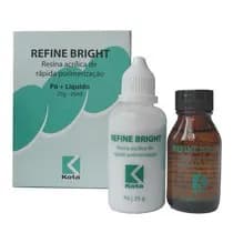Resina Acrílica Refine Bright Kit Com Pó e Líquida - Kota