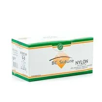 Fio de Sutura Nylon 5-0 3/8 2,0cm - 45cm - BC Suture