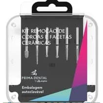 Kit Pontas Diamantadas para Remoção de Coroas e Facetas Cerâmicas 6unid. FG - Prima Dental