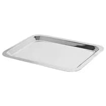 Bandeja Inox Retangular Econox 32x24x1,5cm - FAMI
