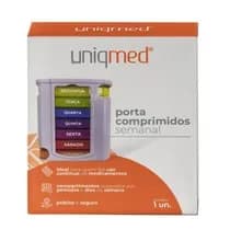 Porta Comprimidos Semanal - Uniqmed