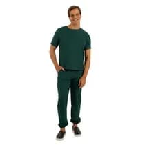 Pijama Cirúrgico Masculino Versatile Verde Escuro - FunWork
