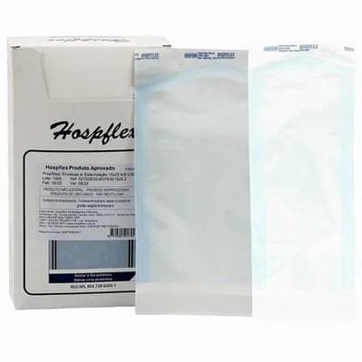Envelope Auto Selante para Esterilização (200un) - Hospflex