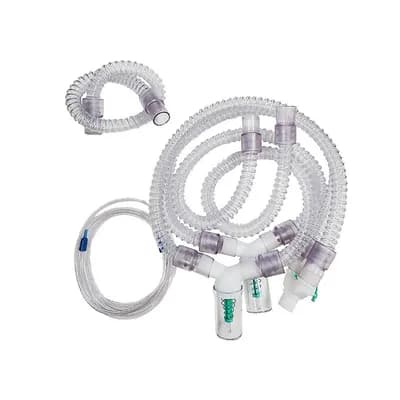 Circuito Adulto de Ramo Duplo com Conector Y e Dreno em PVC da Ventcare - Unidade