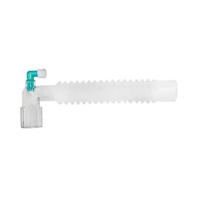 Espaço Morto (Cateter Mount), Retrátil até 15cm com Conector 90º, Entrada Luer Look e Tampa da Ventcare - Unidade