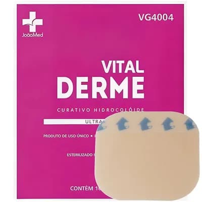 Curativo Hidrocoloide Extra Fino 10cm x 10cm - Vital Derme