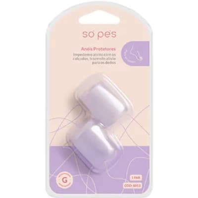 Anéis Protetores Gel Tamanho G pacote com 1 Par