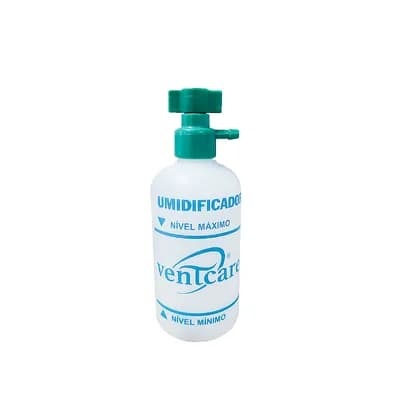 Frasco Umidificador para Oxigênio uso em Concentrador e Cilindro da Ventcare - Unidade