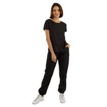 Pijama Cirúrgico Feminino Versatile Preto - FunWork
