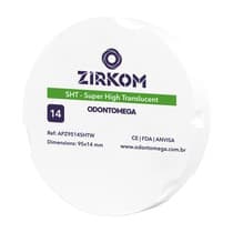 Disco de zircônia ZirkOM ZZ SHT 14mm