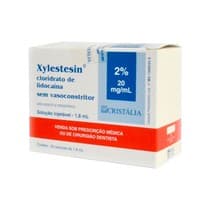 Anestésico Xylestesin 2% Sem Vasoconstritor - Cristália