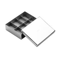 Estojo de Inox para Grampos - Fava