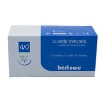 Fio de Sutura Seda Preta