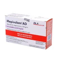 Anestésico Mepivalem Ad 2% 1:100.000 - DLA
