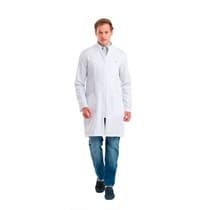 Jaleco Masculino Elegance Branco - Dra. Cherie