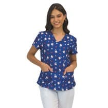 Blusa Scrub Hello Kitty Blue - Funwork