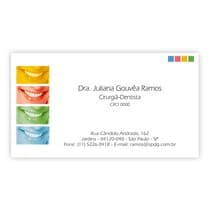 Cartão de Visita - Quadros Coloridos - Dental Speed