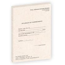 Declaração de Comparecimento Eco Papel Reciclado - Dental Speed