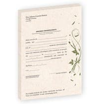 Atestado Eco Papel Reciclado Caduceu Bucal - Dental Speed