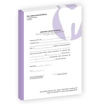 Atestado Linha Slim Dente Estilo Roxo - Dental Speed