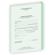 Atestado Linha Slim Verde Faixa - Dental Speed