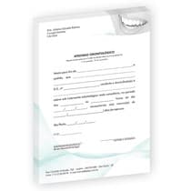 Atestado Linha Slim Preto e Branco - Dental Speed