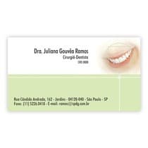 Cartão de Visita Detalhes em Verde - Dental Speed