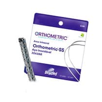 Arco de Aço SS Braided 8 Filamentos Retangular - Orthometric