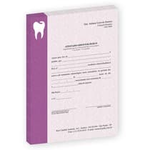 Atestado Linha Class Arabescos Dental Roxo - Dental Speed