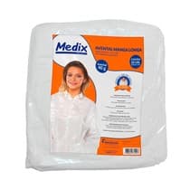 Avental TNT Manga Longa 40GR Branco - Medix