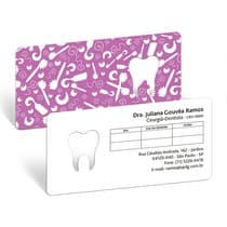 Cartão de Horário Dente Color - Dental Speed