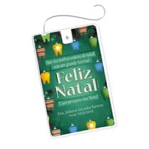 Cartão Fio Dental Natal Dentinhos - Dental Speed