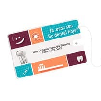 Cartão Fio Dental Frase Pop - Dental Speed