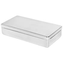 Estojo para Esterilização Inox Liso 32x16x8cm Econox - Fami