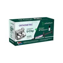 Kit Bráquete Metálico U-Clip 0.022 10 Casos + Tubos + Sequência Arcos + Adesivo e Primer - Orthometric