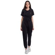 Pijama Cirúrgico Feminino Impulse Preto - Dra. Cherie