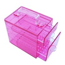 Broqueiro com 2 Gavetas - Rosa - Ortoguaru