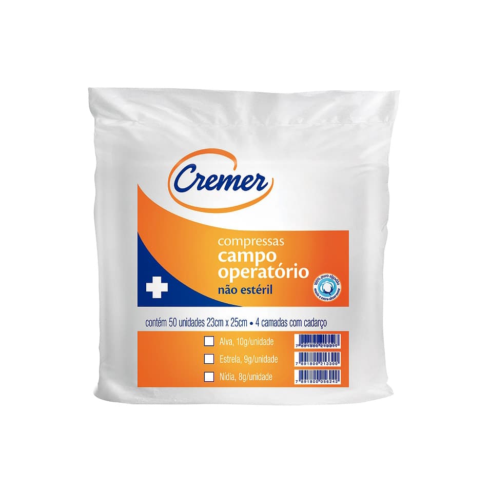 Compressa de Campo Operatório não Estéril