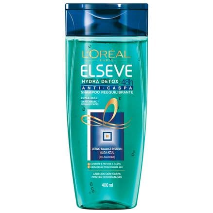 Shampoo Elseve Hydra Detox 48h Anti-Caspa 400ml - Portal do Médico