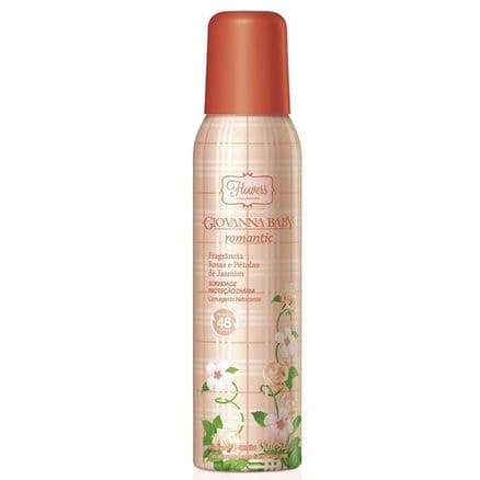 Desodorante Aerosol Giovanna Baby Flowers Romantic 150ml