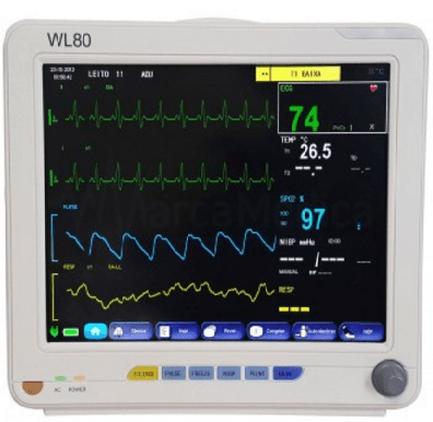 Monitor Multiparâmetros WL80 12.1" - Portal do Médico