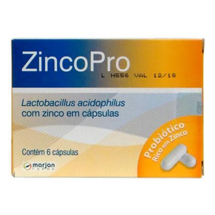 ZincoPro 6 Cápsulas - Portal do Médico