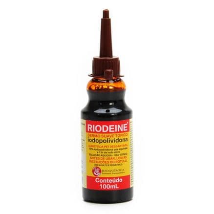 Riodeine Iodopolividona Rioquímica 100ml - Portal do Médico
