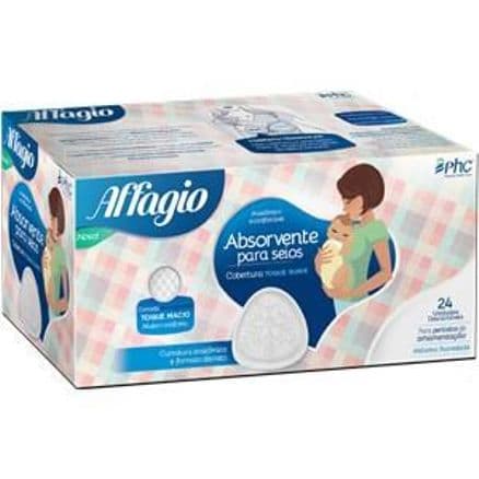 Absorvente para Seios Affagio Toque Suave 24 unidades