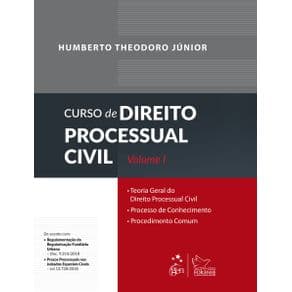 Livro - Curso de Direito Processual Civil - Volume I - Theodoro Junior - 60ª edição - Portal do Médico